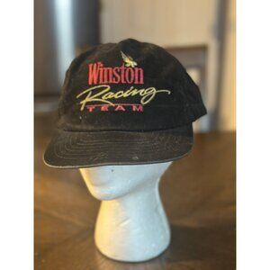 Winston Racing Team‎ Black Adjustable Snapback Hat vintage